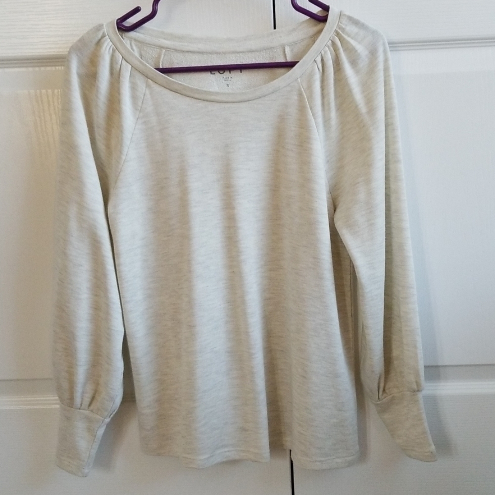 Loft long sleeve shirt. Thicker material.